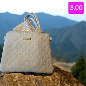 White small crossbody